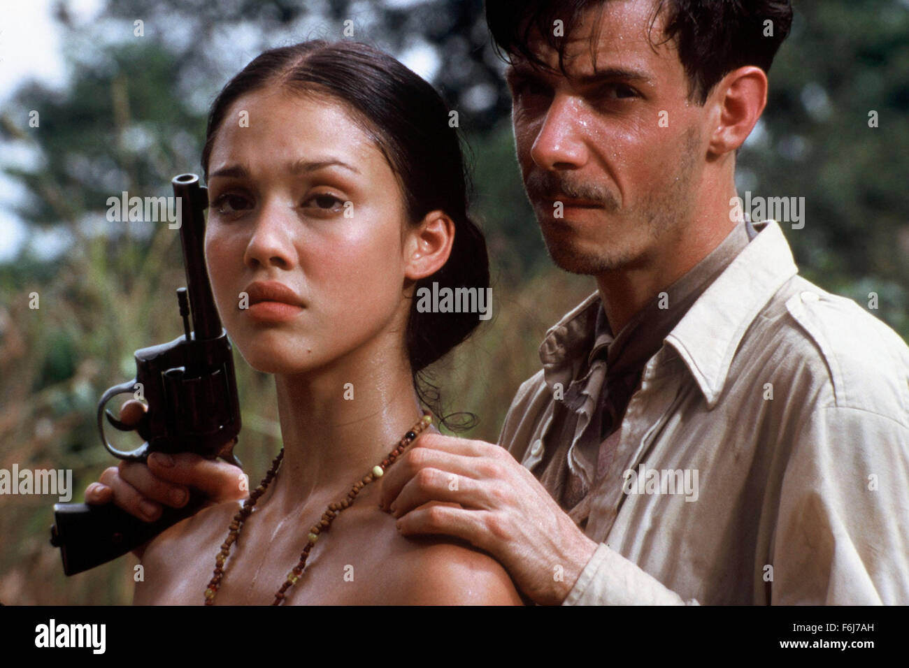 Jan 31, 2003 ; Hollywood, CA, USA ; super hot actrice Jessica Alba stars comme Selima et NOAH TAYLOR comme Neville dans la fine ligne dispose de théâtre romantique, 'The Sleeping Dictionary.' Banque D'Images