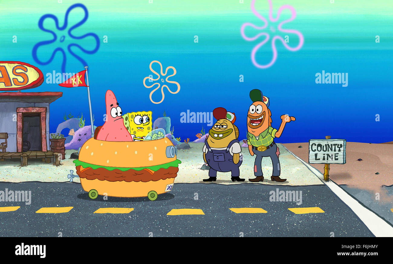 Date De Sortie Novembre 19 04 Titre Du Film Spongebob Squarepants The Movie Studio Paramount Pictures Resume Il Y A Des Problemes Dans La Brasserie En Bas De