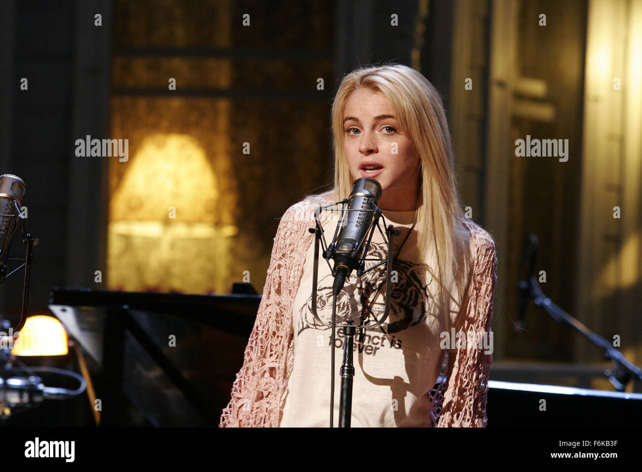 21 avr, 2006 ; Hollywood, CA, USA ; Image de Robert Altman, "une comédie de La Prairie Home Companion' avec LINDSAY LOHAN comme Lola Johnson. Date de sortie : 9 juin 2006. Crédit obligatoire : Photo par Melinda Sue Gordon. (C) Copyright 2006 par la courtoisie d'Odeon Films Banque D'Images