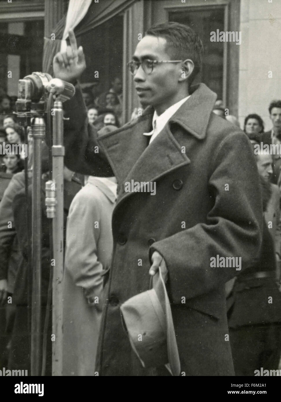 Festival du monde 1949 Budapest : délégué chinois Banque D'Images