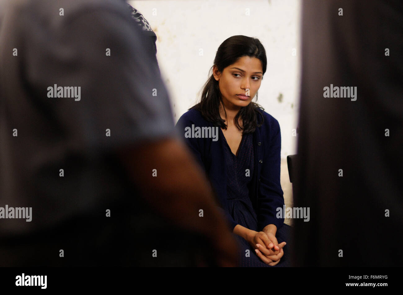 DATE DE SORTIE : Mars 25, 2011. Titre du film : Miral. STUDIO : Eagle Pictures. Résumé : Un drame centré sur une jeune fille palestinienne orphelins qui grandissent dans le sillage de la première guerre israélo-arabe qui se retrouve entraîné dans le conflit. Sur la photo : FREIDA PINTO que Miral. Banque D'Images