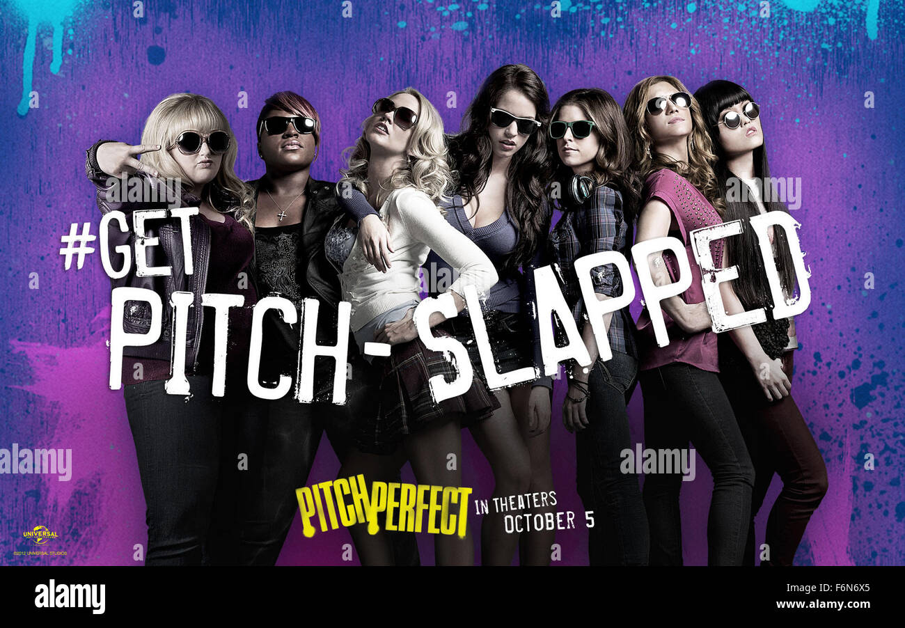 5 mars 2014 - Hollywood, États-Unis - PITCH PERFECT (2012)..REBEL WILSON, Anna Kendrick, Anna Camp..JASON MOORE (Dir.). (Crédit Image : Image Crédit : c c face à face/photos) Banque D'Images