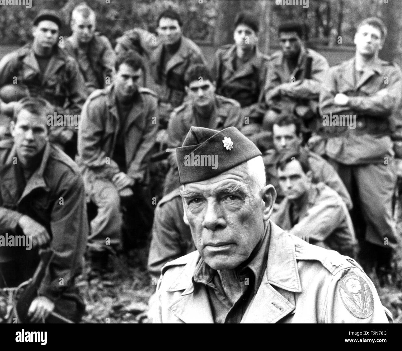 3 septembre 2014 - Hollywood, États-Unis - Le Dirty Dozen : NEXT MISSION (TVM - 1985)..LEE MARVIN, Andrew V MCLAGLEN (DIR) (Crédit Image : c Entertainment Photos) Banque D'Images