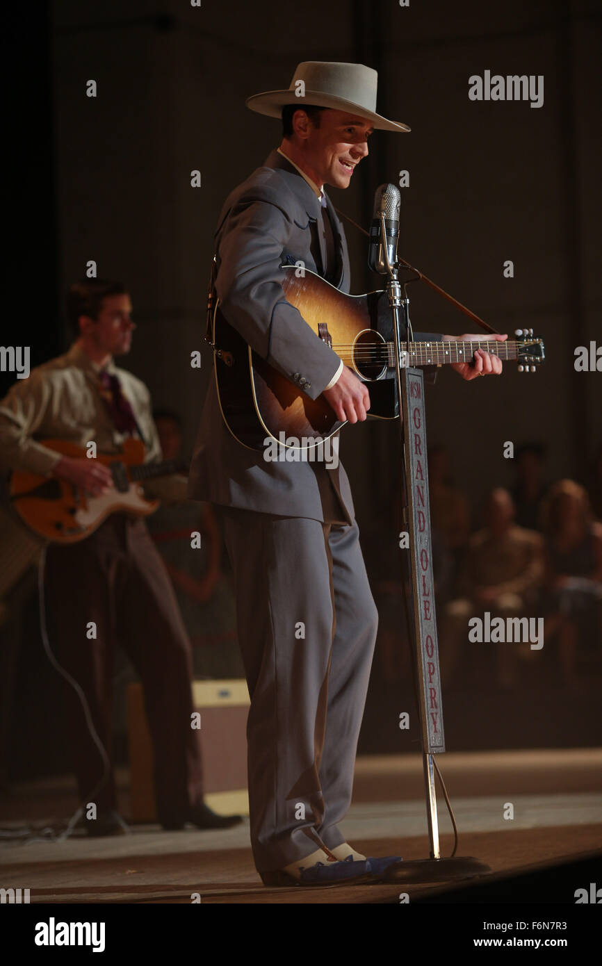 DATE DE SORTIE : Novembre 27, 2015 Title : J'ai vu la lumière STUDIO : Sony Pictures Classics Directeur : Marc Abraham PLOT : une biographie de Hank Williams. Sur la photo : TOM HIDDLESTON que Hank Williams (Crédit : c Sony Pictures Classics/photos) Banque D'Images