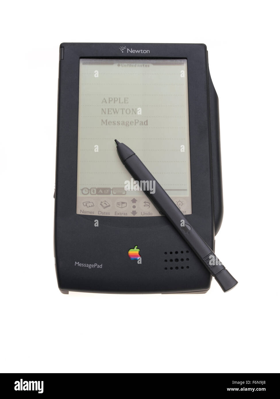 Apple Newton MessagePad H1000 1993 Apple Computer, Inc. Cupertino, Californie. Fabriqué au Japon l'un des premiers PDA Banque D'Images
