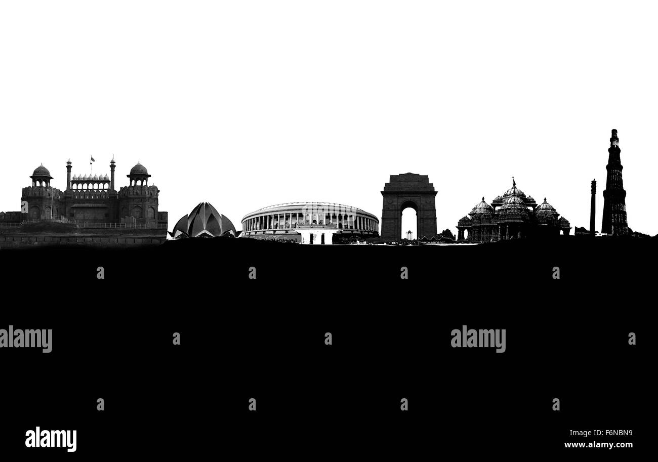 Horizon , Delhi , Inde , Asie Banque D'Images
