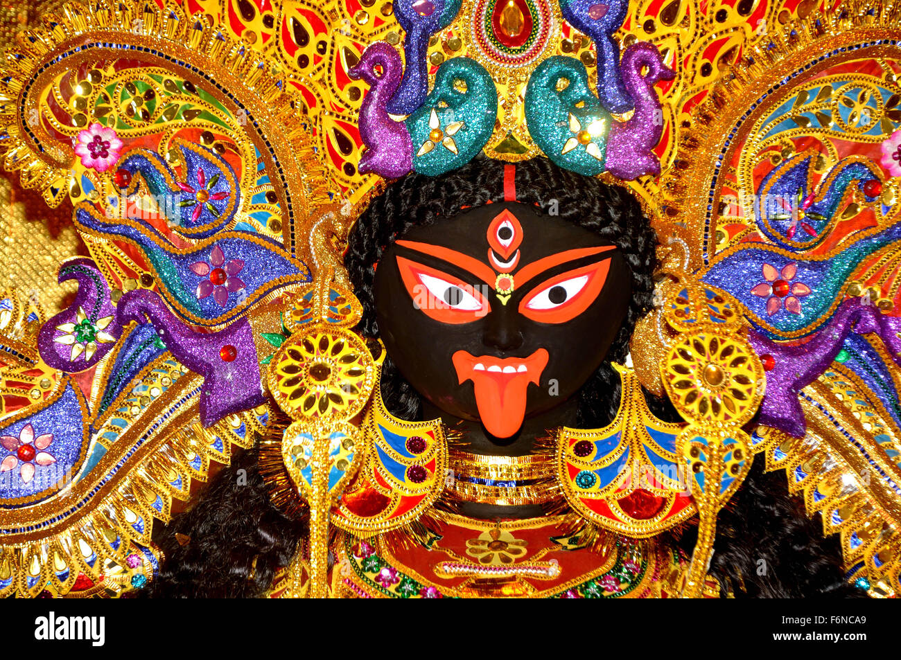 Déesse Kali, déesse hindoue, Inde, Asie Banque D'Images Déesse Kali, déesse hindoue, Inde, Asie Banque D'Images