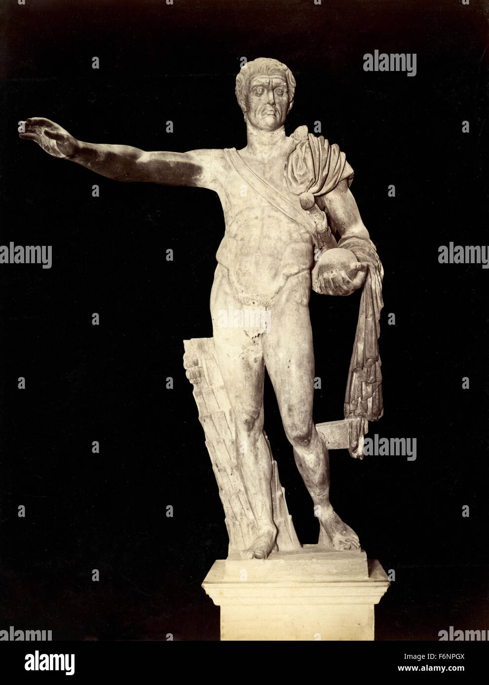 Pompey, statue en marbre, Rome, Italie Banque D'Images