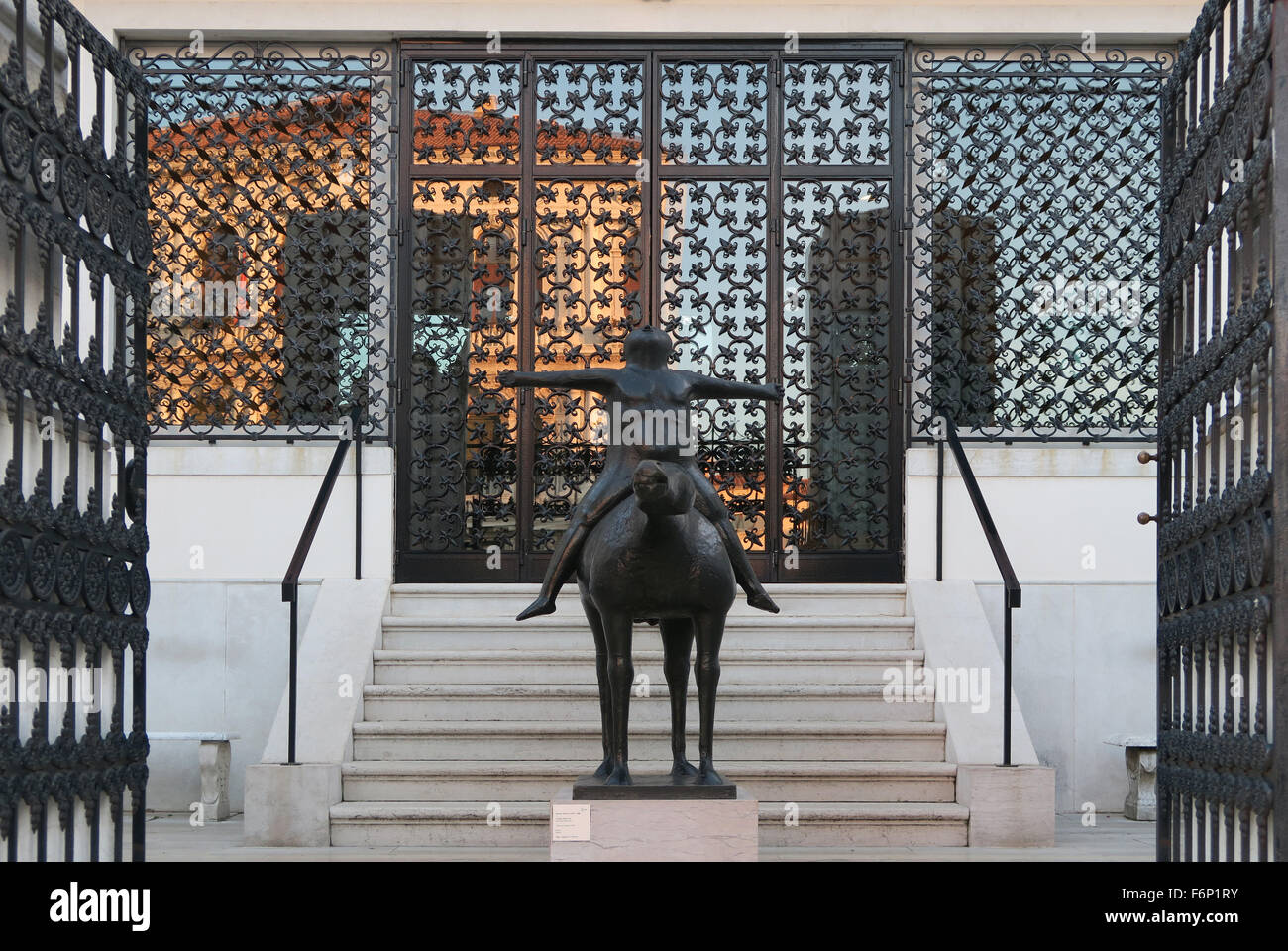 Marino Marini sculpture à la Collection Peggy Guggenheim, Venise Italie Banque D'Images