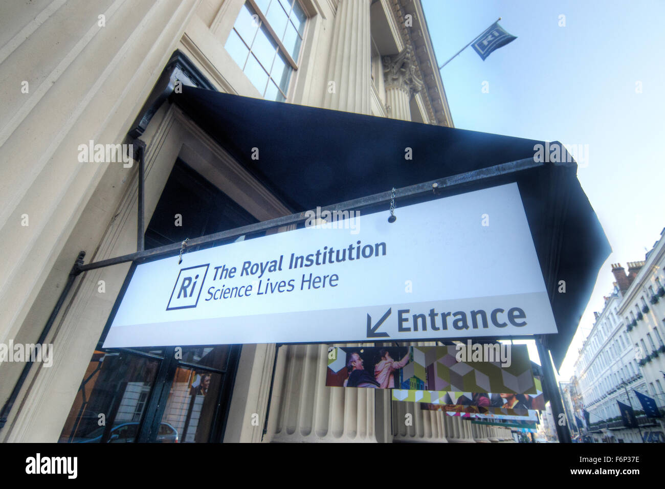 L'Institut Royal Institution scientifique Londres Banque D'Images