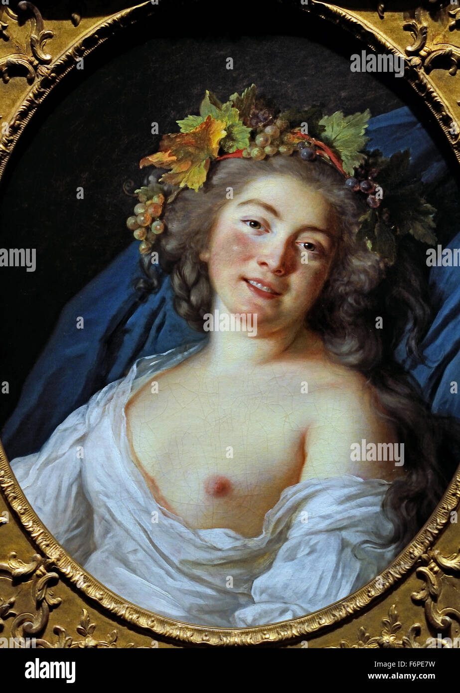 "Bacchante", 1785 Marie Élisabeth Louise Vigée Le Brun 1755 -1842 Paris France française peintre néoclassique rococo ( ) Banque D'Images
