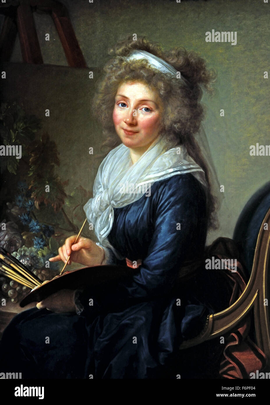 Self Portrait Marie Élisabeth Louise Vigée Le Brun 1755 -1842 Paris France française peintre néoclassique rococo ( ) Banque D'Images