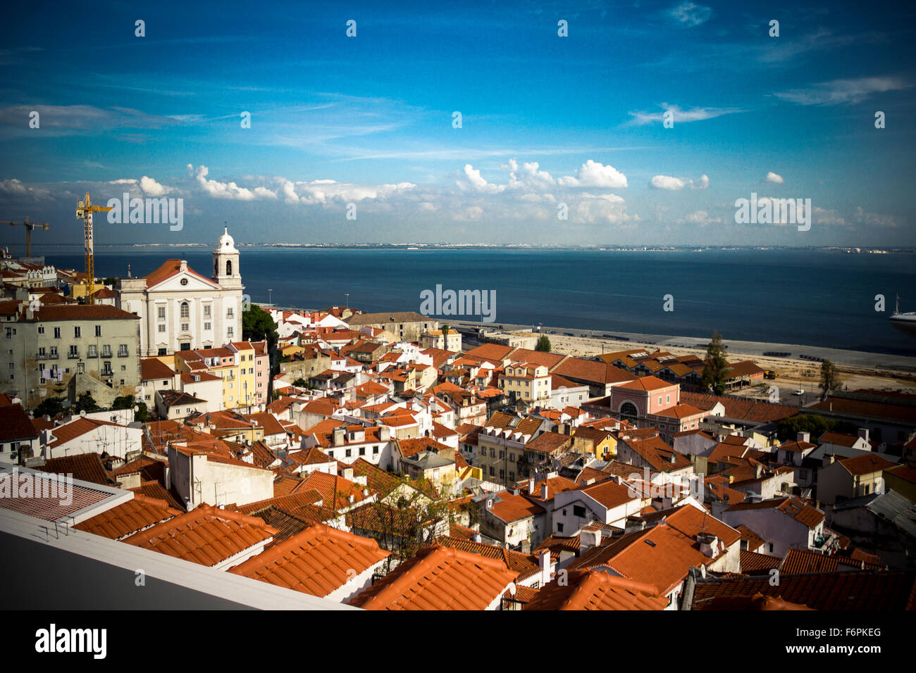 Vue panoramique sur Lisbonne, Portugal. Banque D'Images