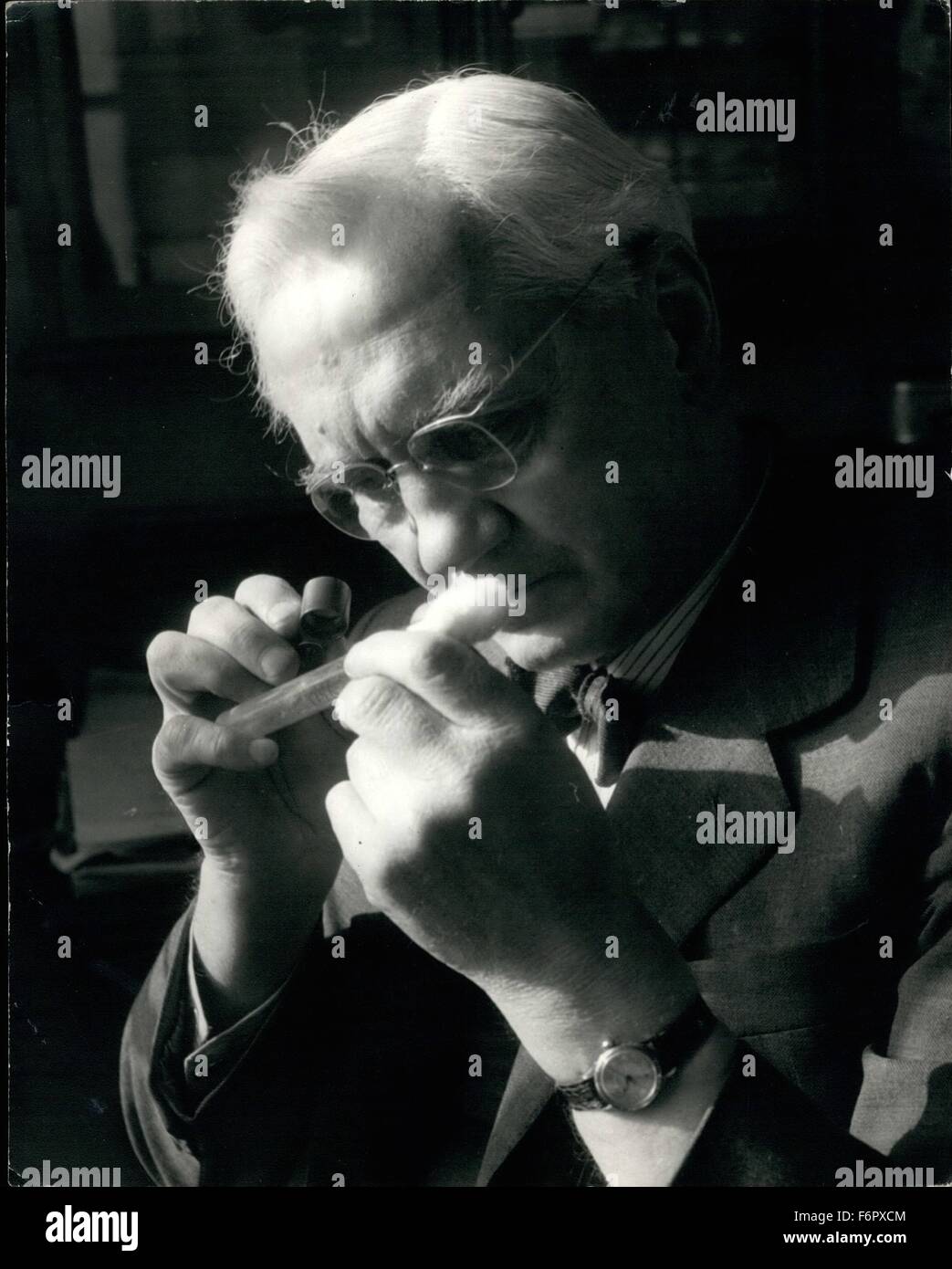 1949 - Sir Alexander Fleming © Keystone Photos USA/ZUMAPRESS.com/Alamy Live News Banque D'Images