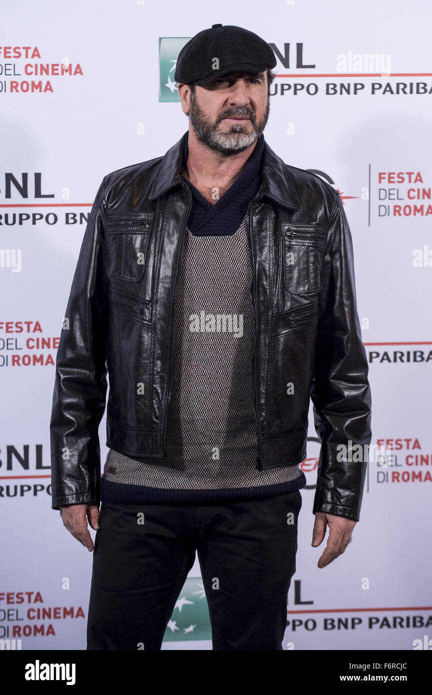 10e Festival du Film de Rome - 'Les Rois du Monde' - Photocall avec : Eric Cantona Où : Rome, Italie Quand : 19 Oct 2015 Banque D'Images