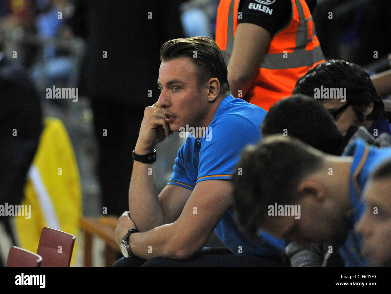 Barcelone, Espagne. 18 Nov, 2015. FC Barcelone joueur Handbol Alexandre Gaté Filip est vu à Barcelone, Espagne, le jeudi 18 novembre, 2015. © David Svab/CTK Photo/Alamy Live News Banque D'Images