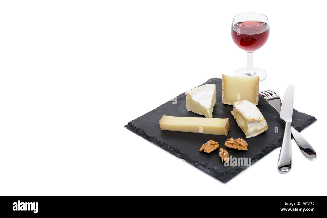 Plateau 2 étages En Verre - Pour Fruits, Fromages - Blanc - Occasion