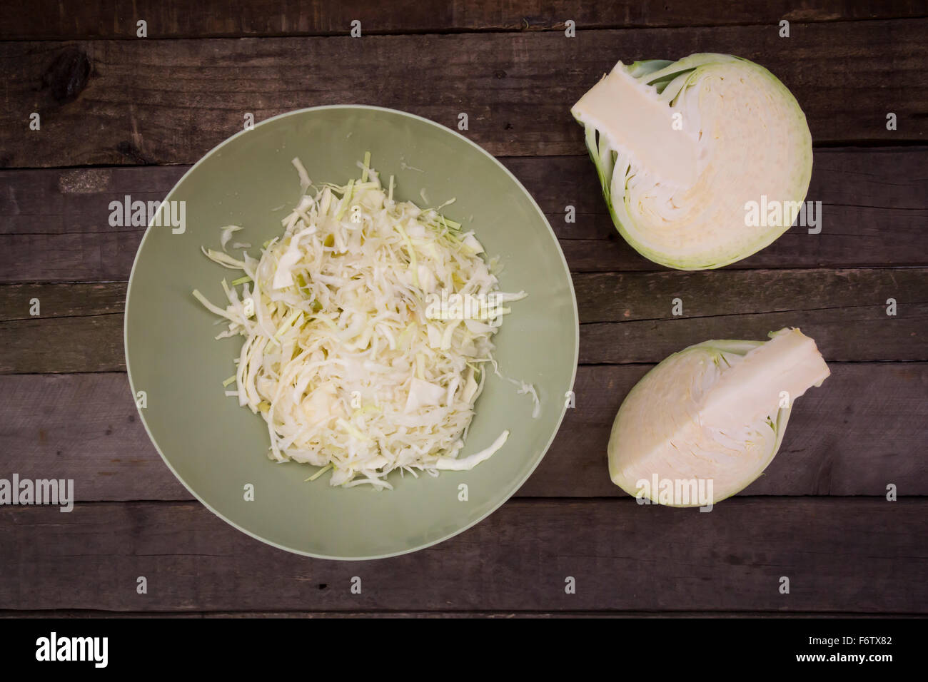 La fermentation de la choucroute, bocal Banque D'Images