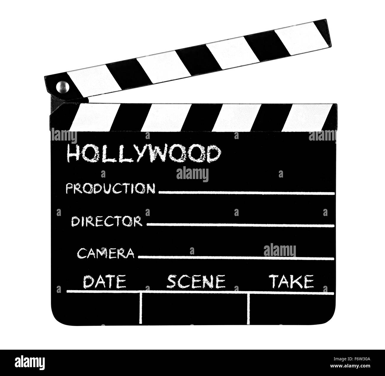 1/18eme en bois sur fond blanc Banque D'Images