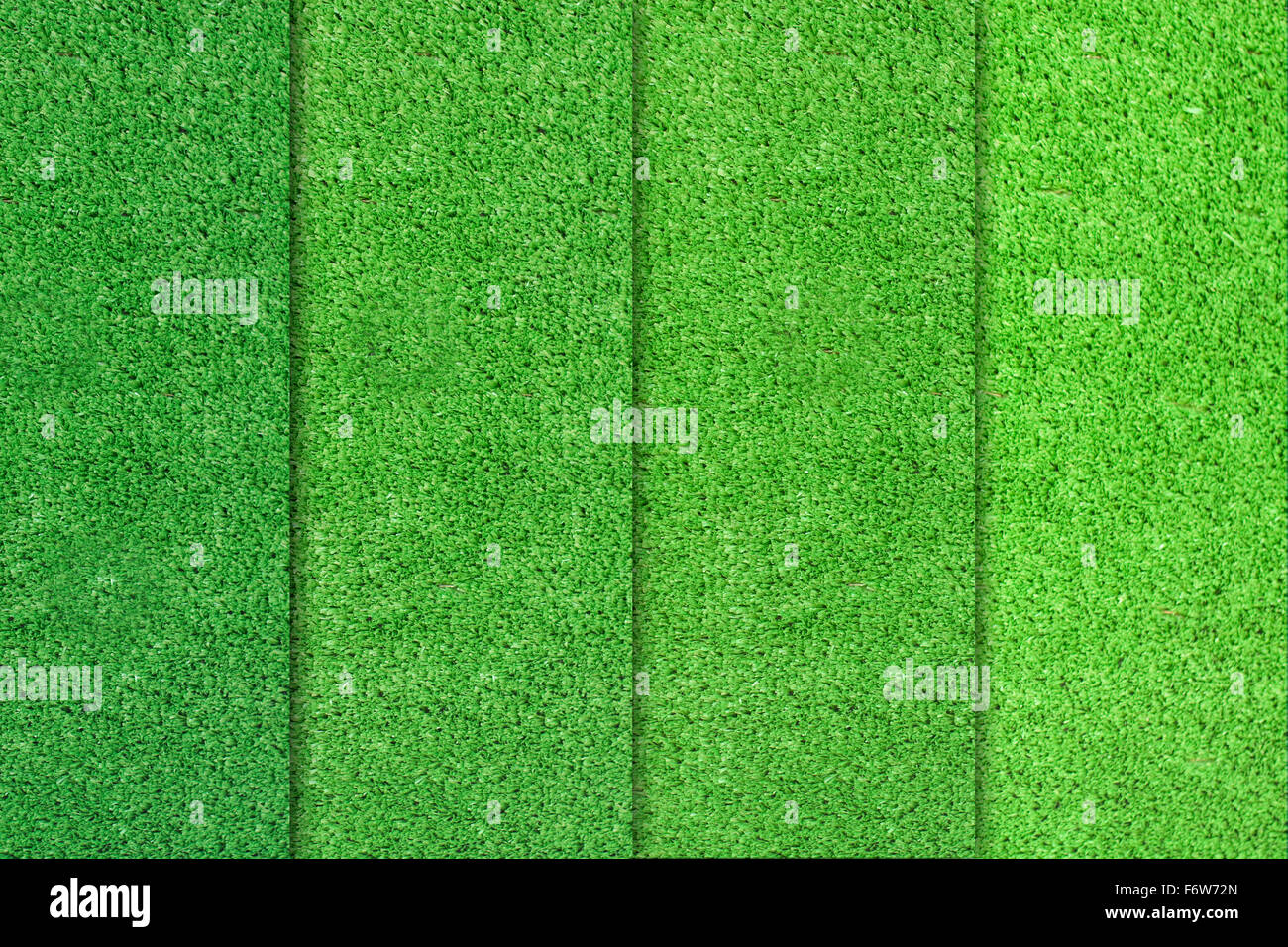 Les différences de couleur de l'herbe verte Banque D'Images