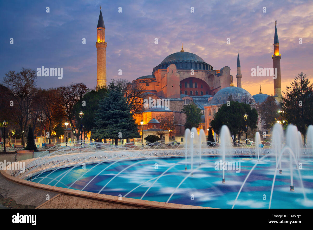 Istanbul. Image de Sainte-sophie à Istanbul, Turquie. Banque D'Images