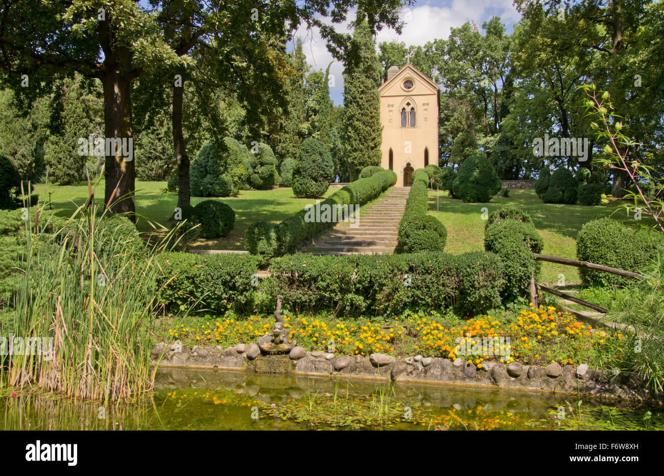 Parco Giardino Sigurta Valeggio Banque D'Images