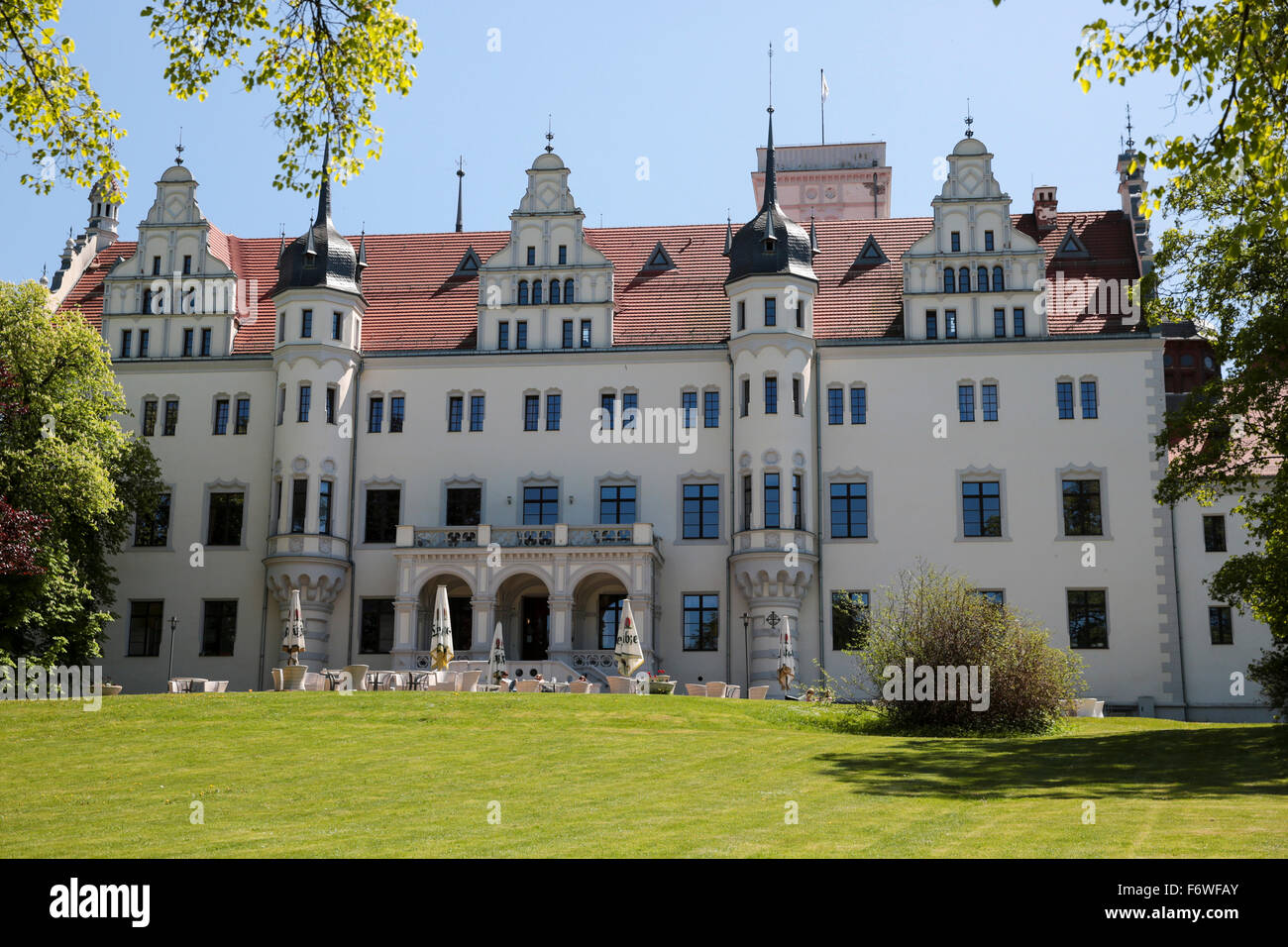 Château de Boitzenburg, Boitzenburg, Uckermark, Brandebourg, Allemagne Banque D'Images