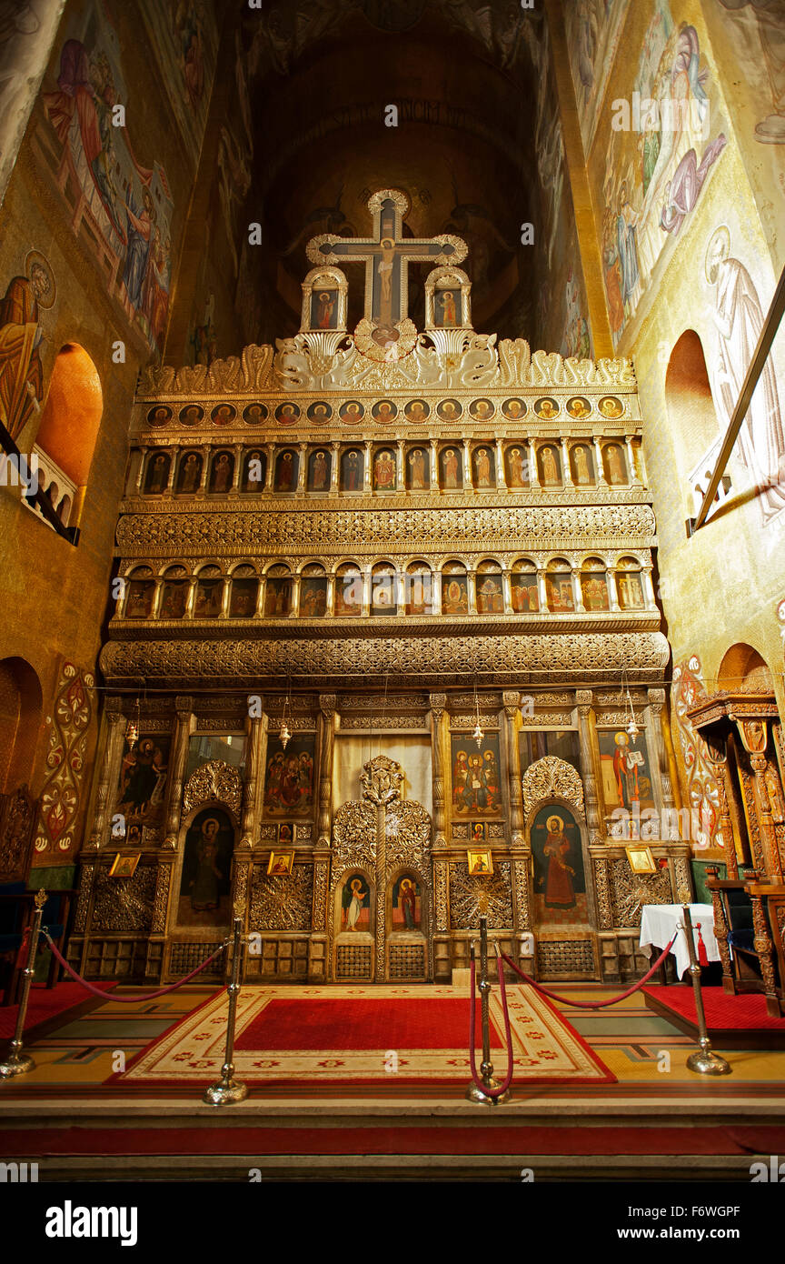 Cathédrale orthodoxe, Cluj-Napoca, en Transylvanie, Roumanie Banque D'Images