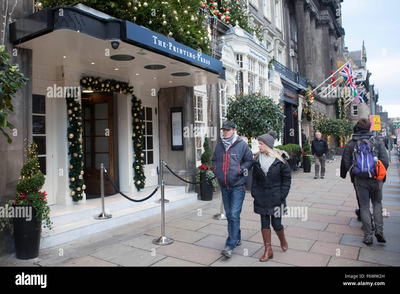 Edinburgh, Royaume-Uni. 20 novembre. Noël d'Edimbourg 2015, événements festival saisonnier à l'échelle de la capitale. Pako Mera/Alamy Live News. Banque D'Images