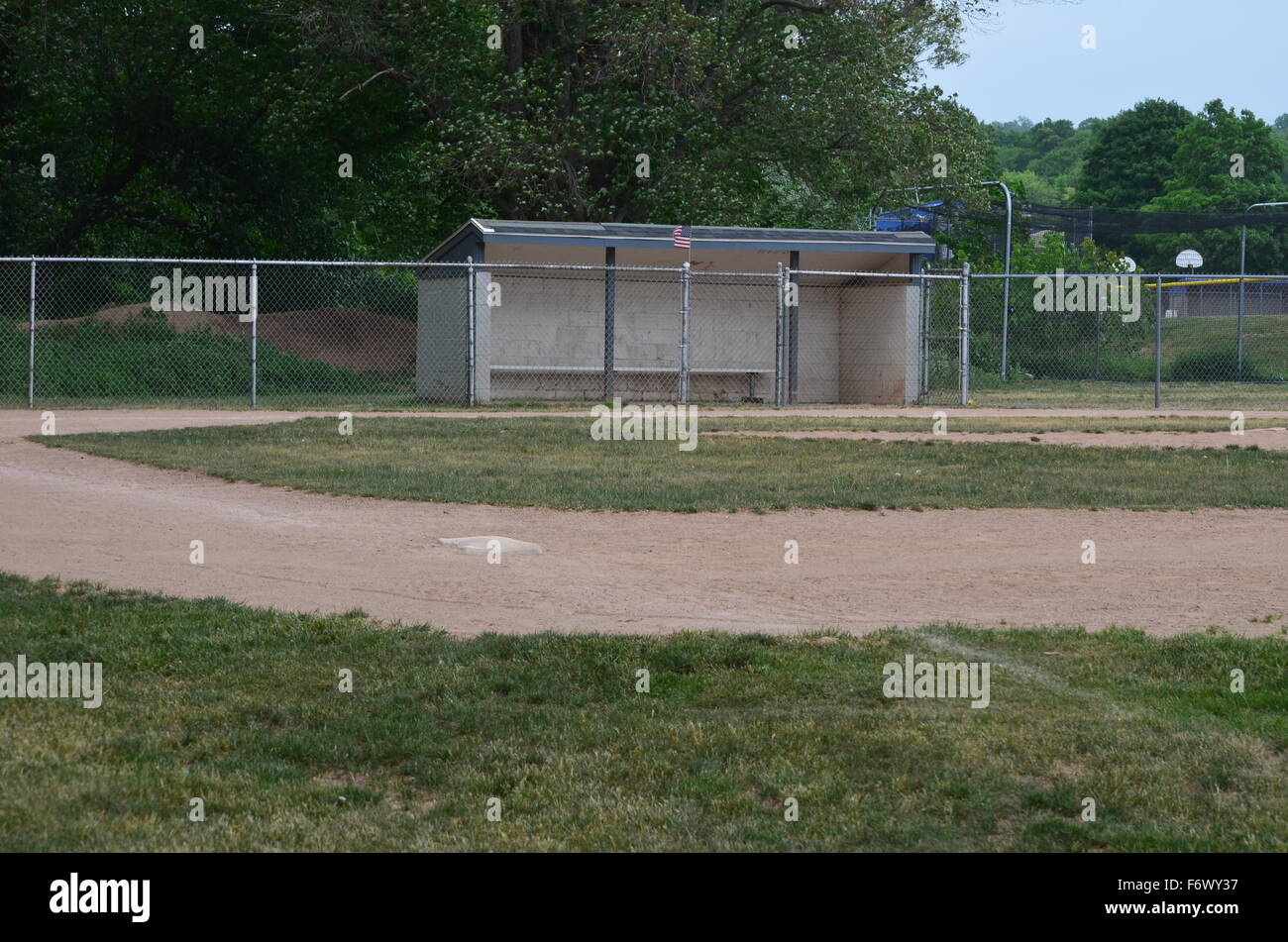 Terrain de baseball Banque D'Images