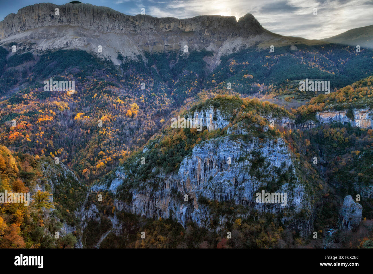 Parc national d'Ordesa et Monte Perdido. Banque D'Images