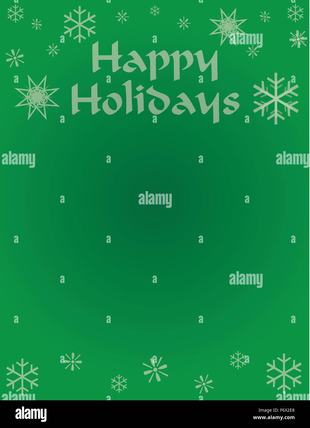 Happy Holiday Template Background Green Banque D'Images
