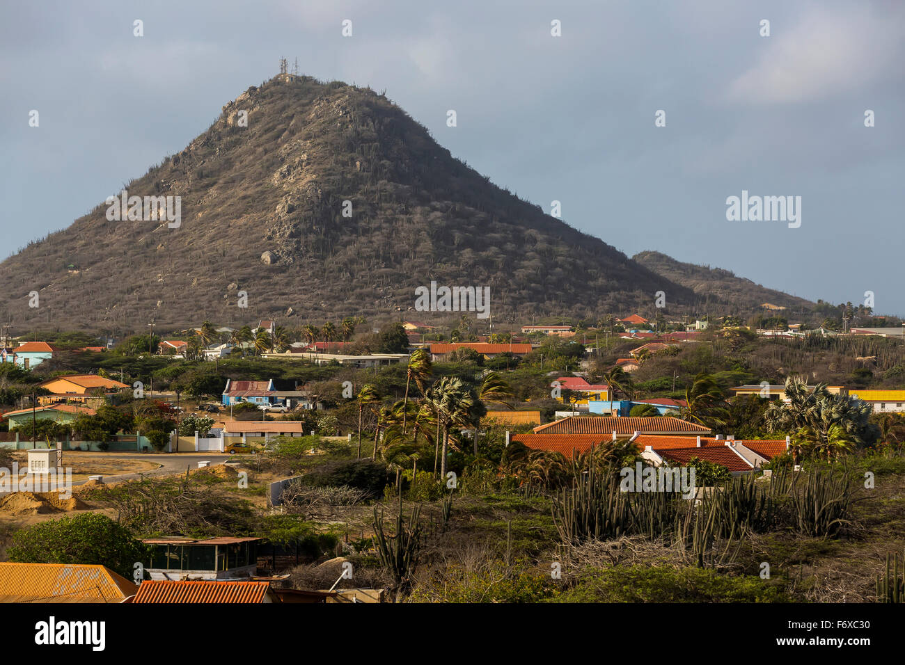 Hooiberg Hill, le point le plus élevé sur l'île ; Aruba Banque D'Images