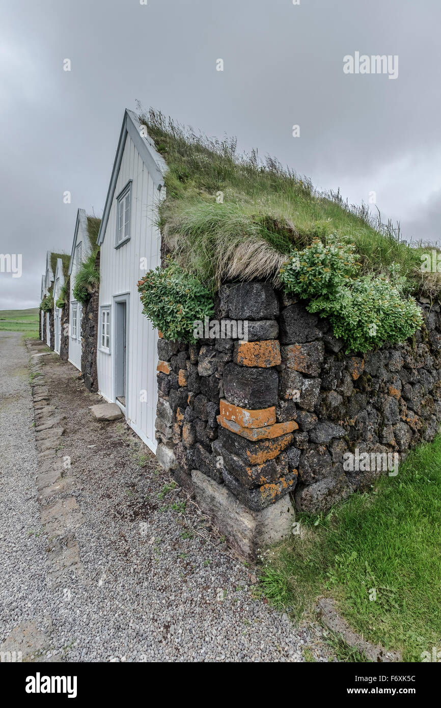 Grenjaðarstaður, Nord de l'Islande Banque D'Images
