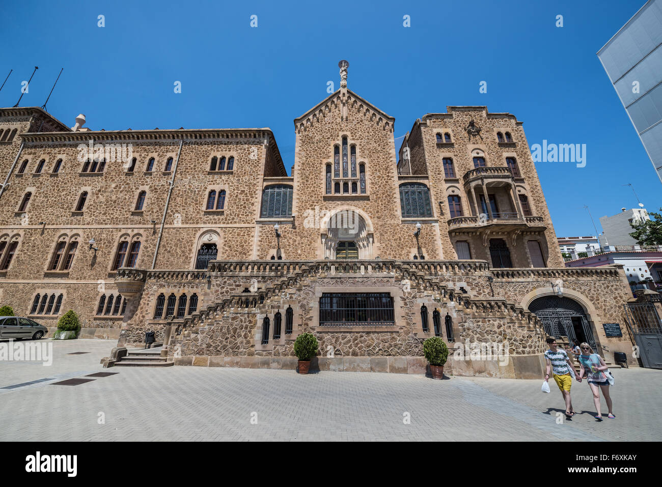 Saint Joseph de la montagne (Josep de la muntanya) église située près de Parc Guell à Barcelone, Espagne Banque D'Images