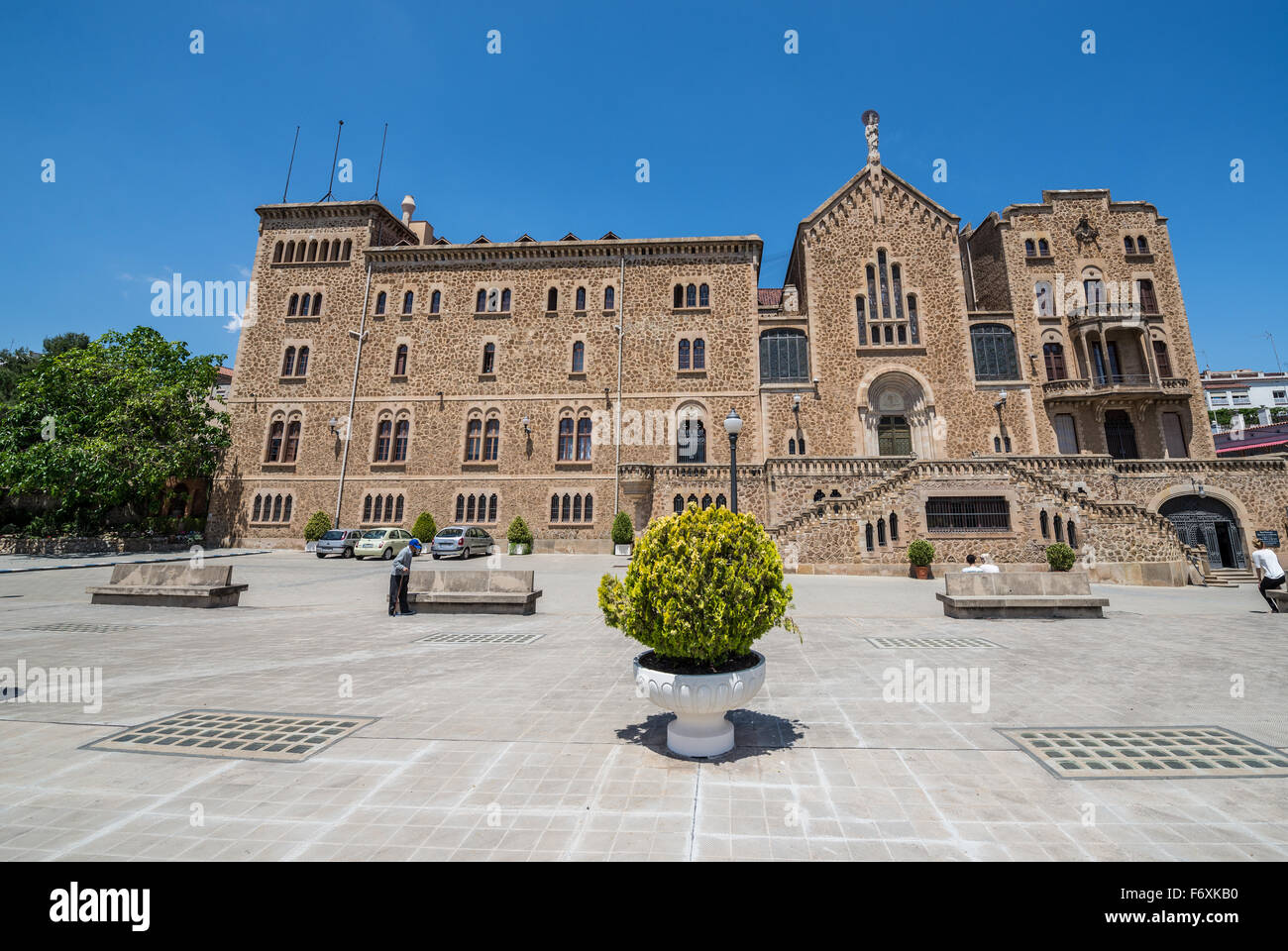 Saint Joseph de la montagne (Josep de la muntanya) église située près de Parc Guell à Barcelone, Espagne Banque D'Images