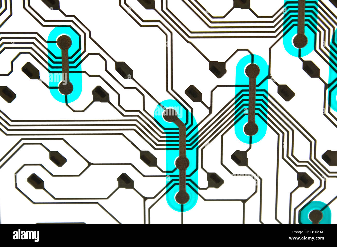 Arrière-plan de la grille matricielle clés Banque D'Images