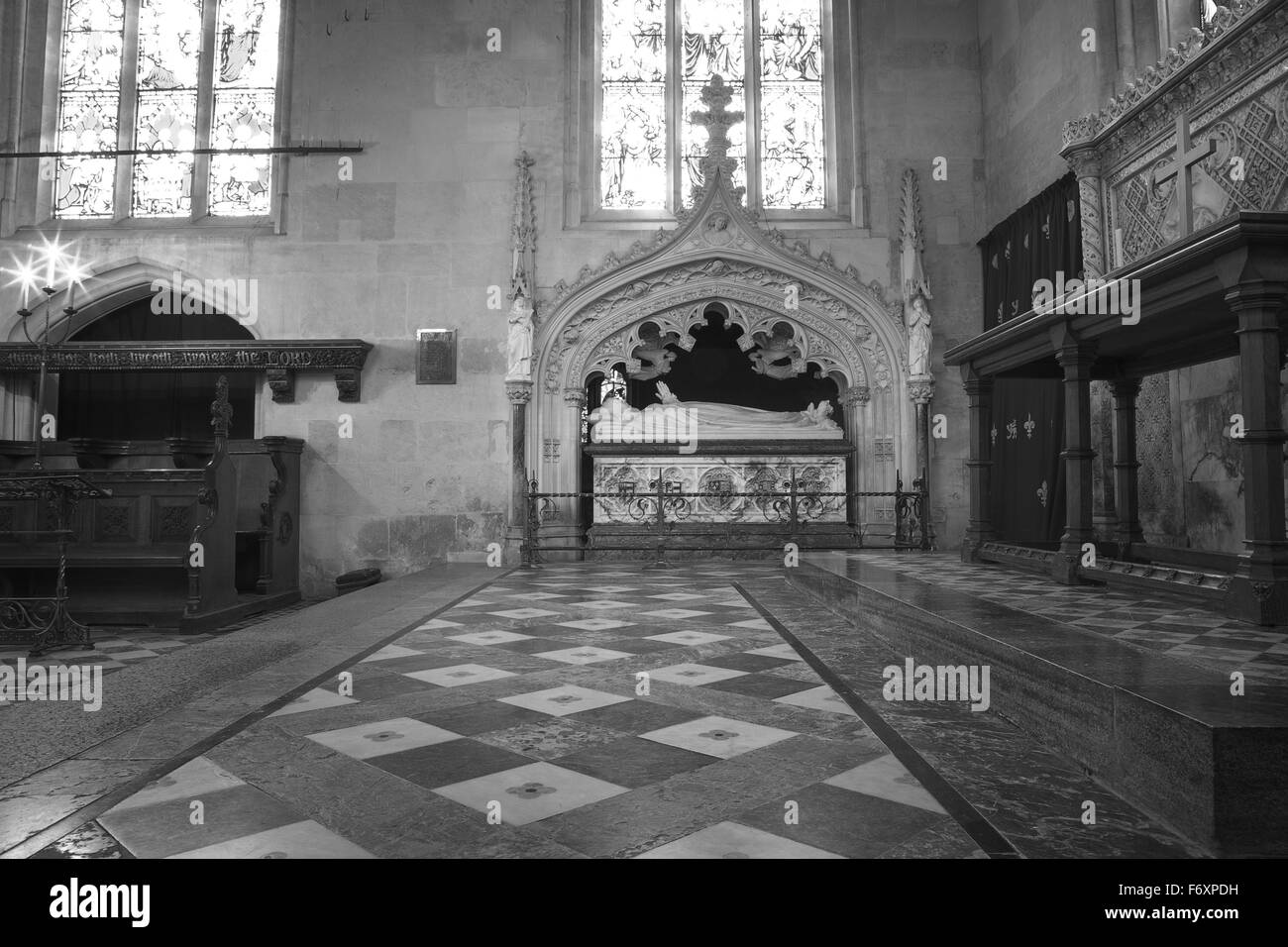 À l'intérieur d'une ancienne église English Banque D'Images