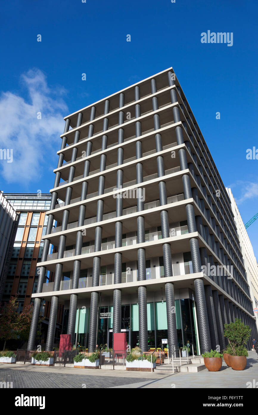 1 Pancras Square immeuble de bureaux à King's Cross, Londres, UK Banque D'Images