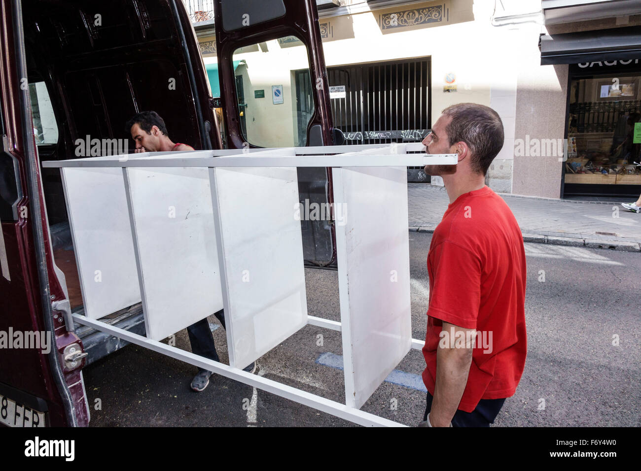 Madrid Espagne,Europe,Espagnol,hispanique,Centro,Chueca,Calle Hortaleza,hispanique Latin Latino ethnique immi Banque D'Images