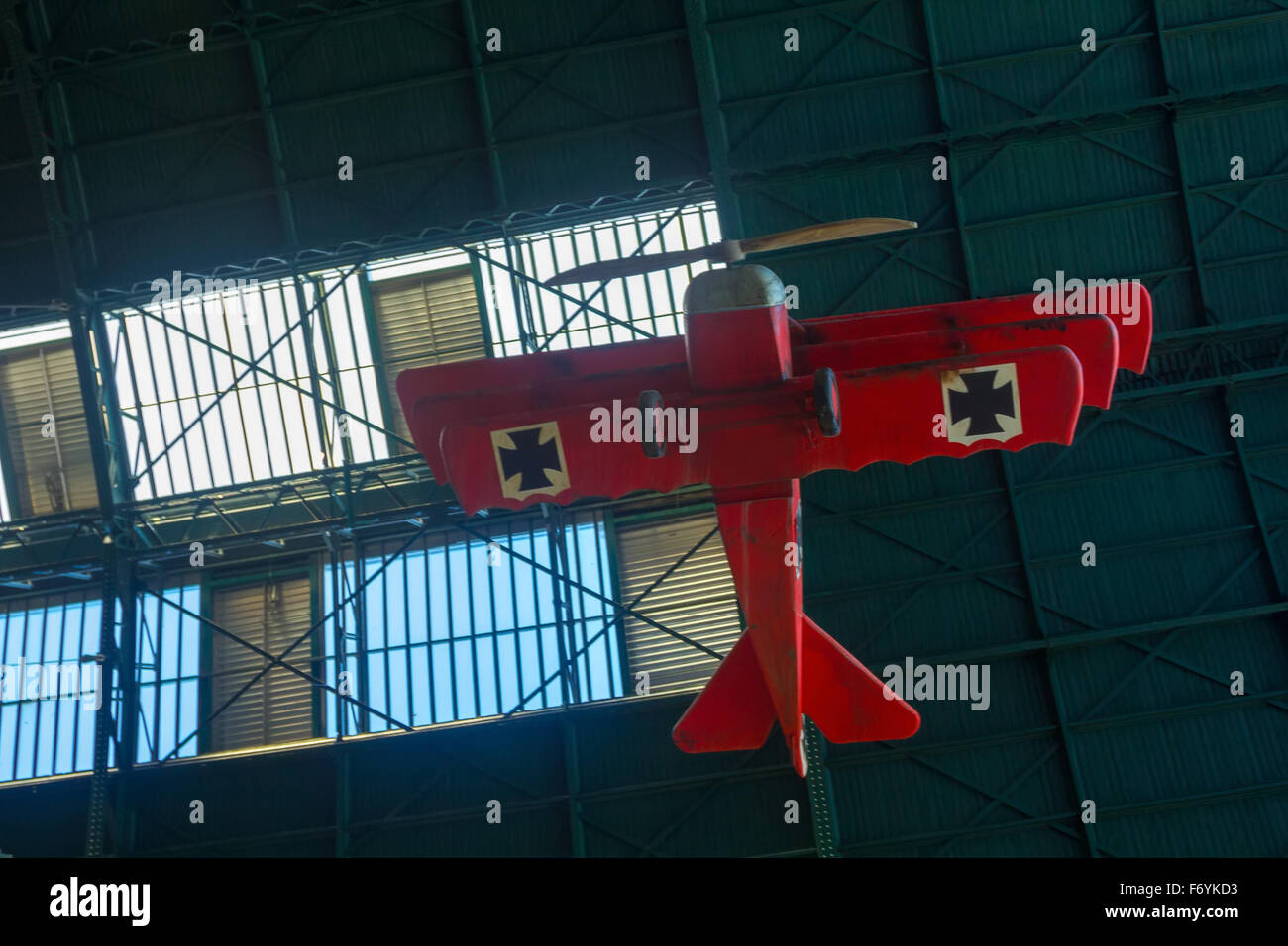 Les avions de la première guerre mondiale, en rouge Banque D'Images