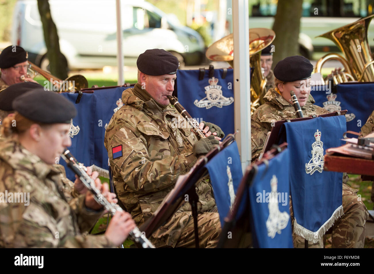 Les Forces armées Brass Band Banque D'Images
