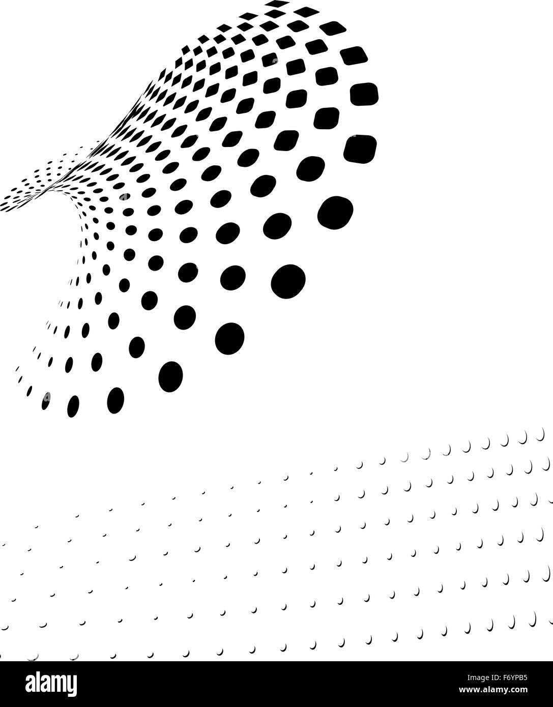 La composition de base, Web Template (Demi-ton) Vector Art Illustration de Vecteur