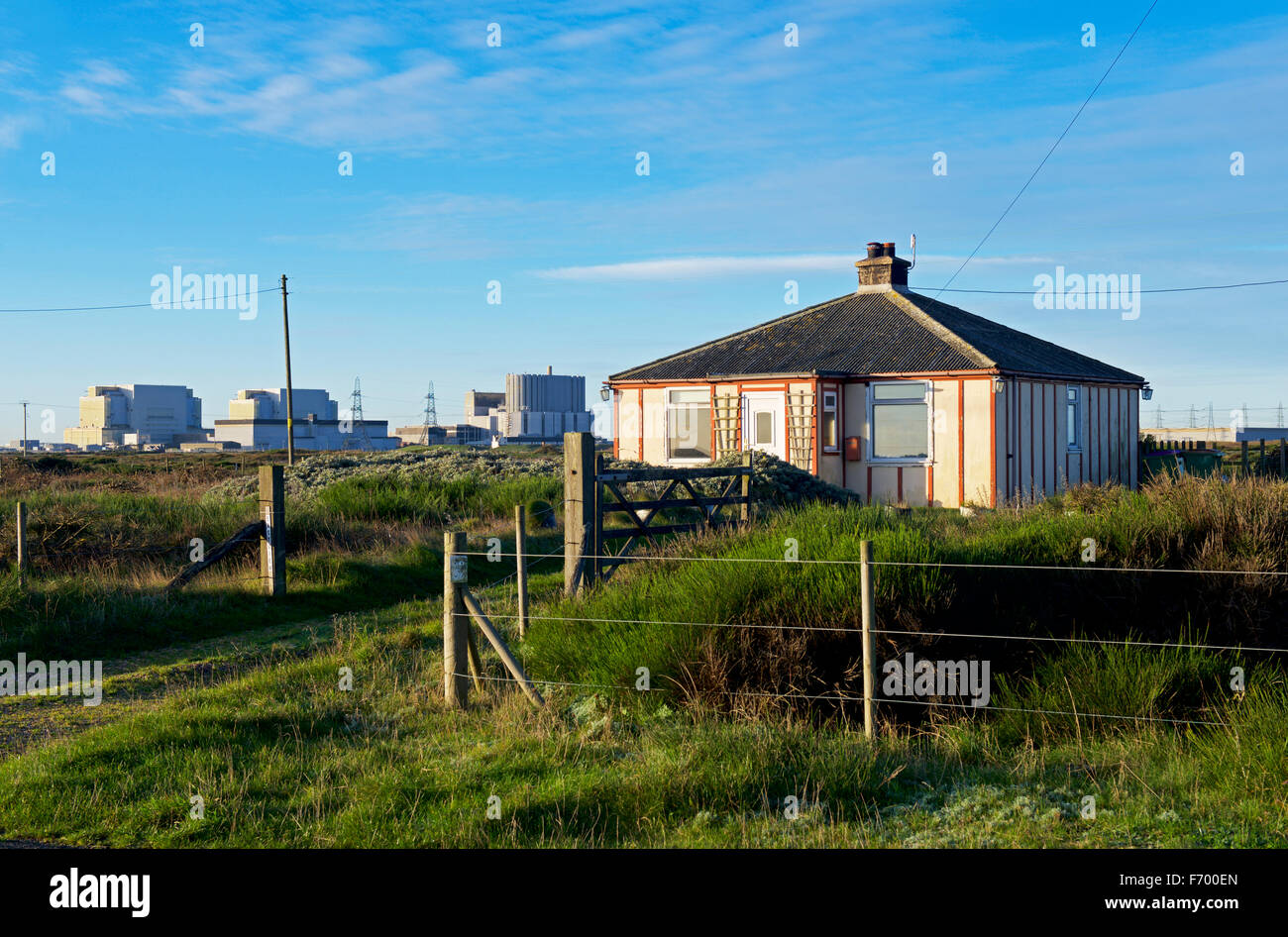 Chambre à Dungeness, Kent, England UK Banque D'Images