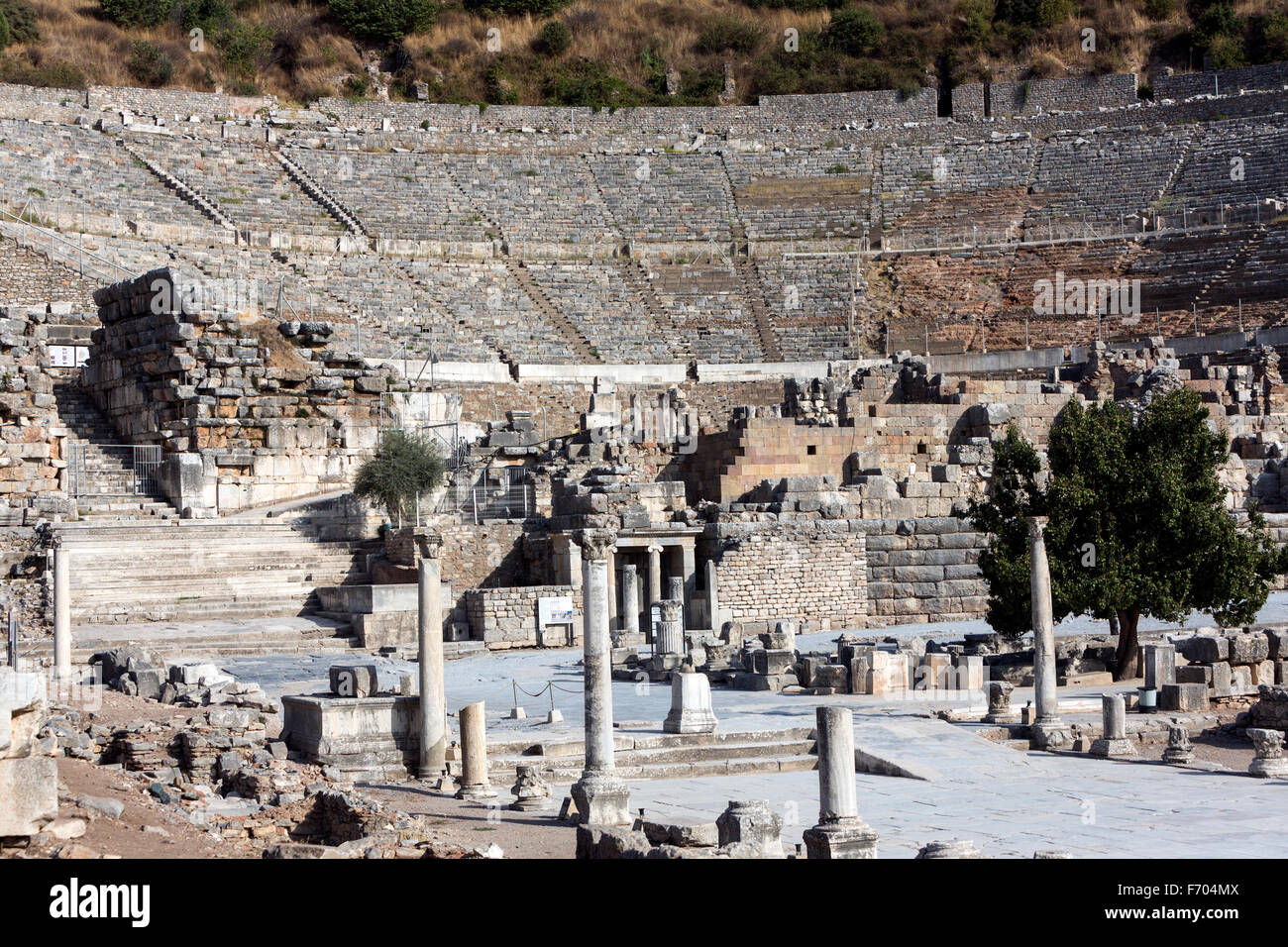 Le théâtre d'Ephèse Ephèse était une ancienne ville grecque sur la côte d'Ionie, Banque D'Images