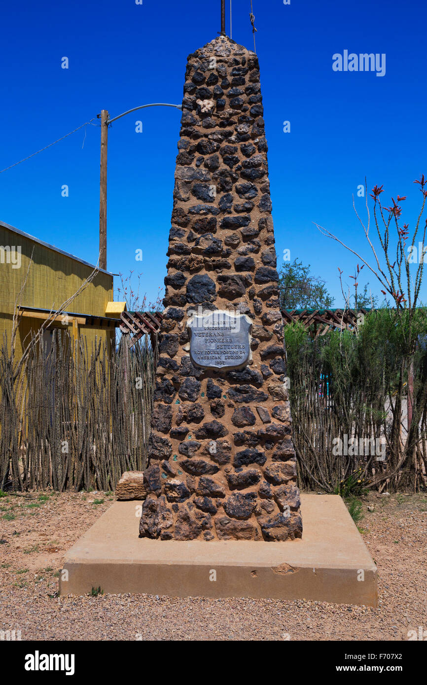 Tombstone, Arizona, USA, le 6 avril 2015, Boot Hill Cemetery, vieille ville de l'ouest accueil de Doc Holliday et Wyatt Earp et de coups à l'O.K. Corral Banque D'Images