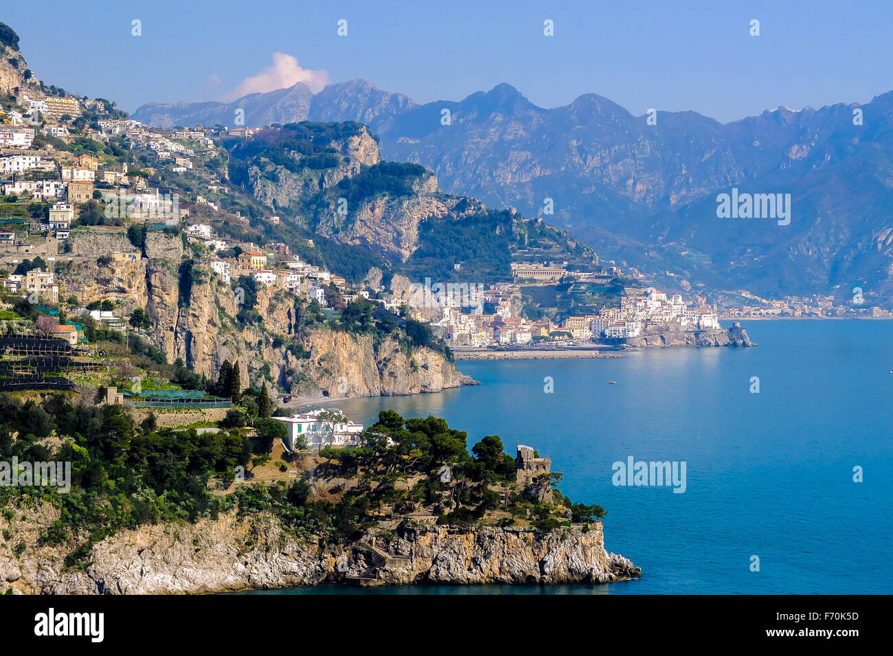 Côte d'Amalfi, Italie. Banque D'Images