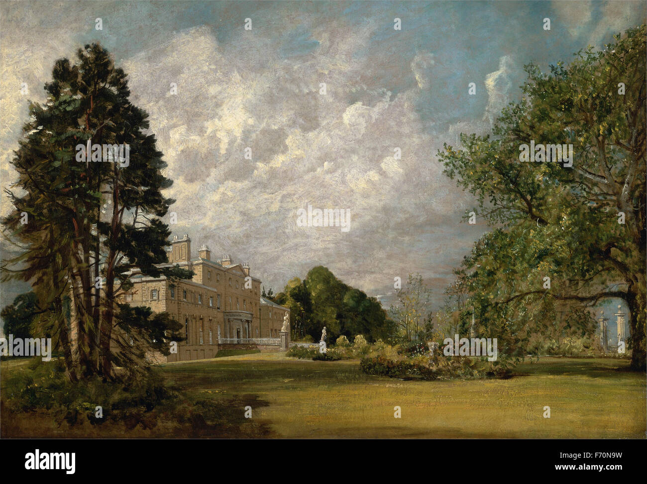 John Constable - Malvern Hall, Warwickshire Banque D'Images