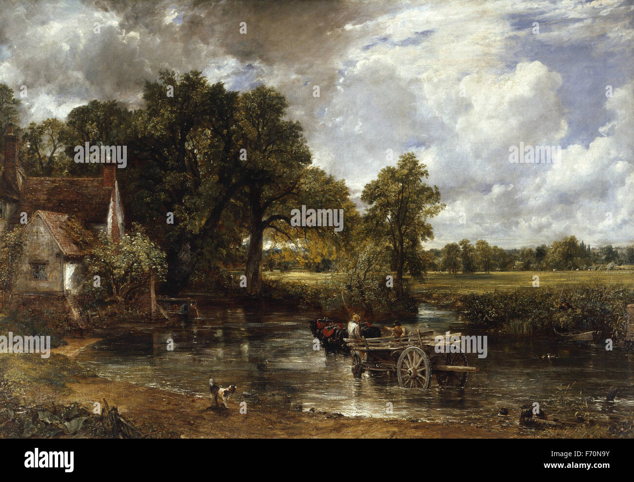 John Constable - Le Hay Wain Banque D'Images