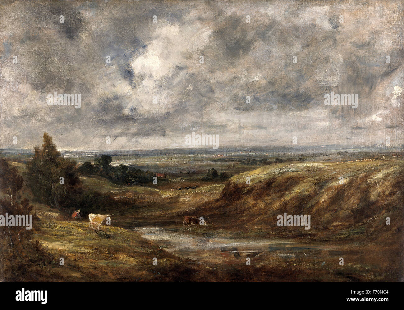 John Constable - Hampstead Heath Banque D'Images